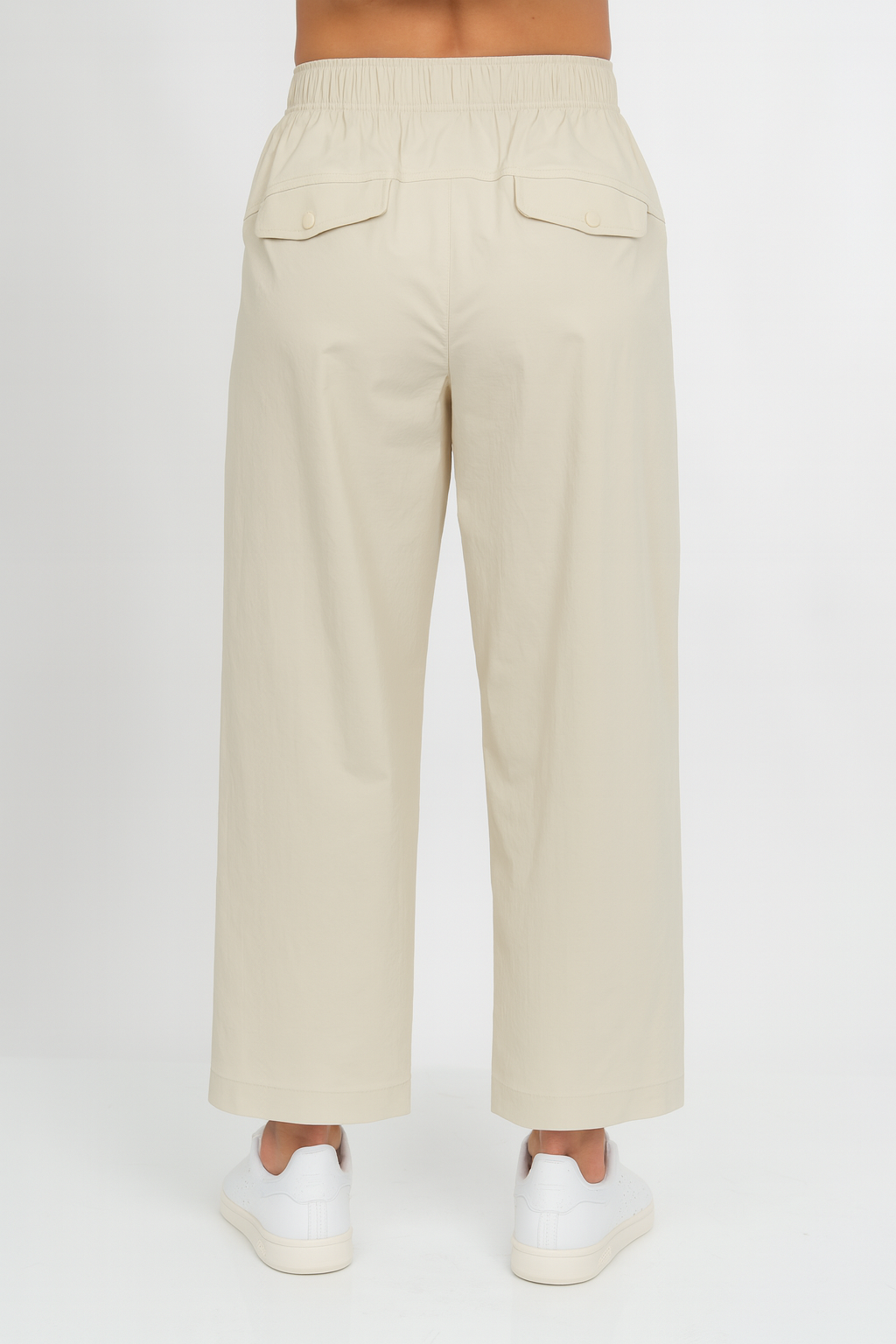 LIOR Women's Pull-On Travel Ankle Pant – Lightweight Straight Leg with Zip Pockets -"Lana"