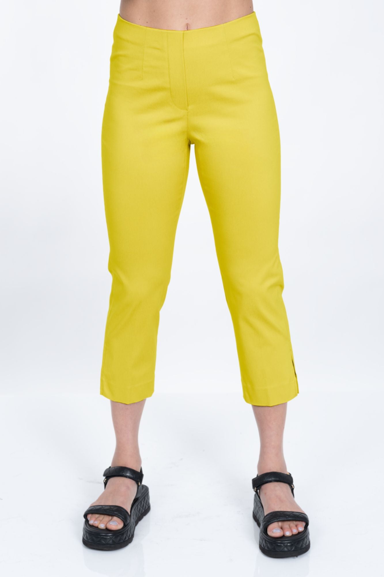 LIOR Women's Sunlight Pull On Cropped Capri 23" Inseam Techno Fabric - "Sidney"