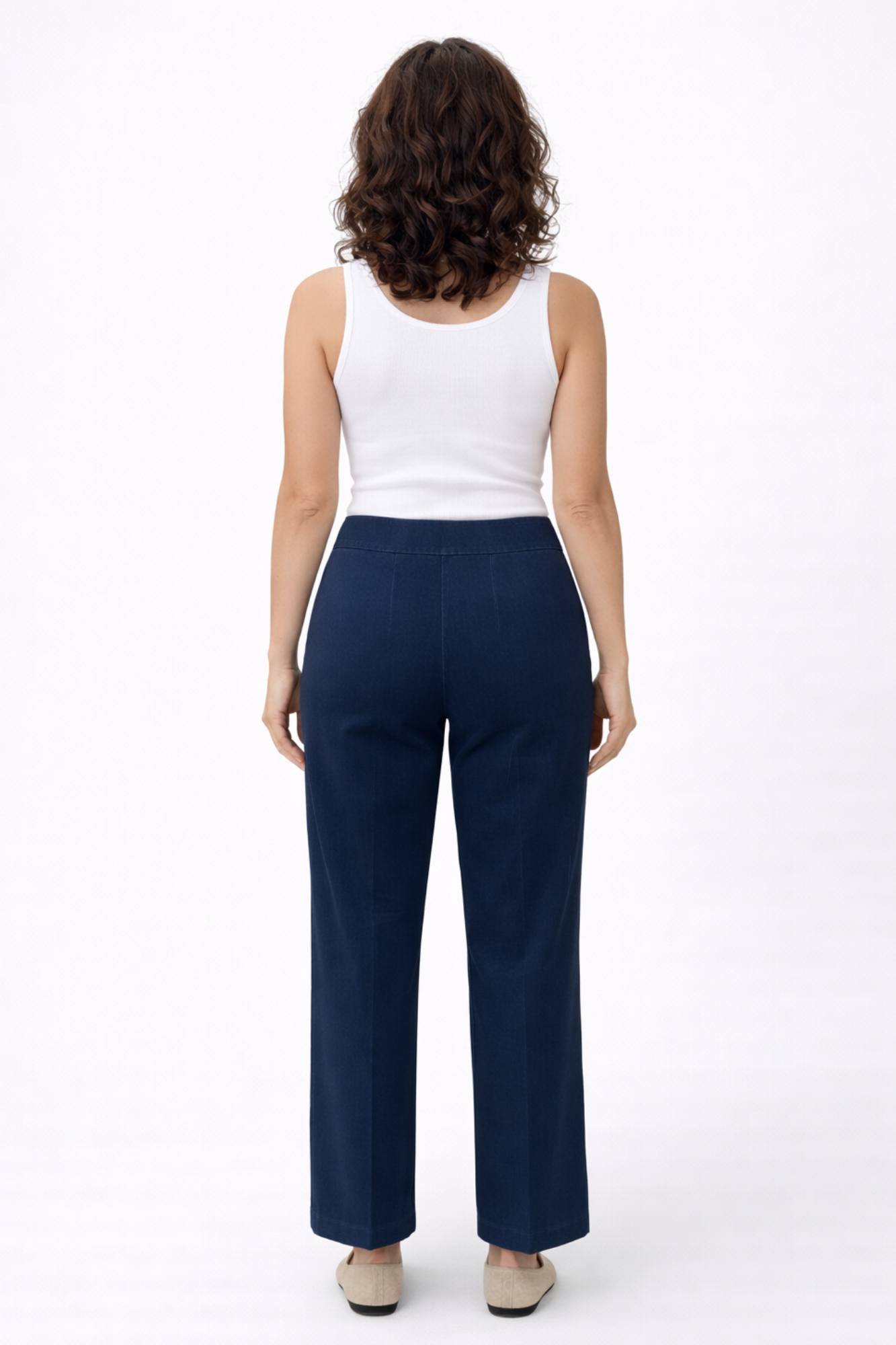 LIOR Women's High Rise Cropped Pull On Flare Pant - "SIenna"