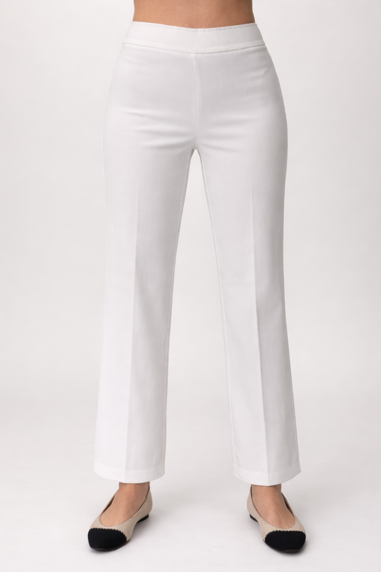 LIOR Women's High Rise Cropped Pull On Flare Pant - "SIenna"