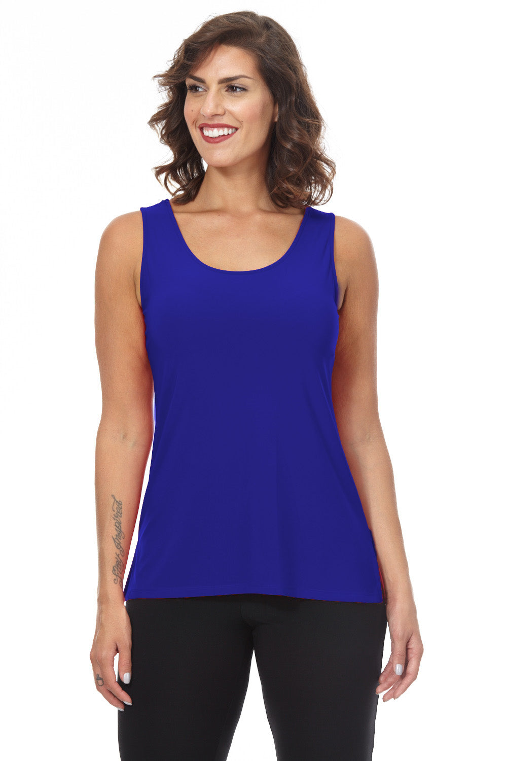Women's Reversible Blue Tank - Alisha D