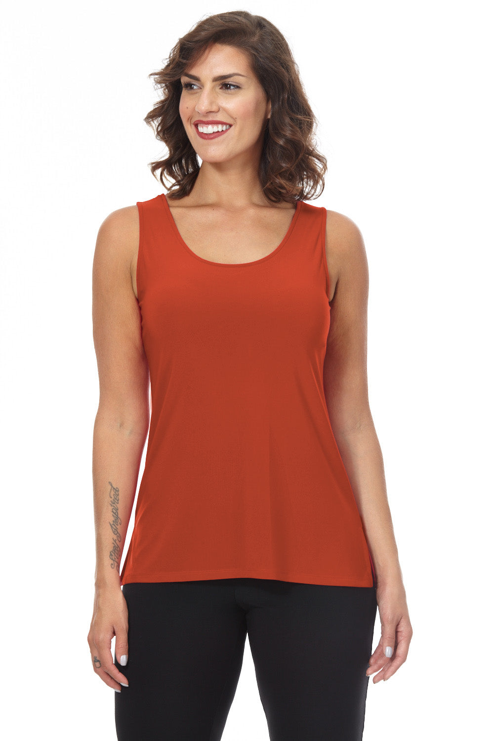 Women's Reversible Burnt Orange Tank - Alisha D