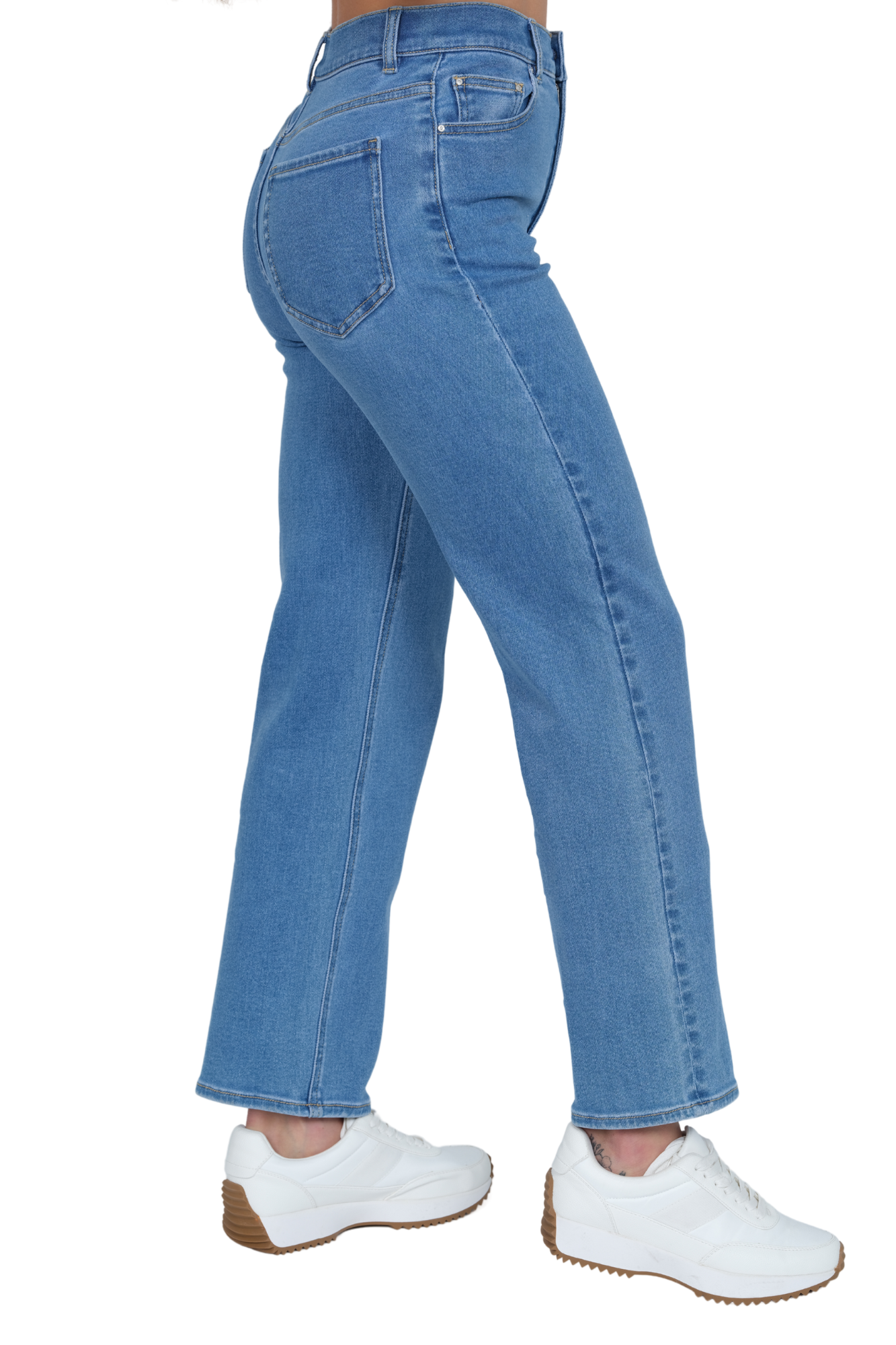 LIOR Women's Mom Jeans Relaxed Fit Straight Leg - "Juno"