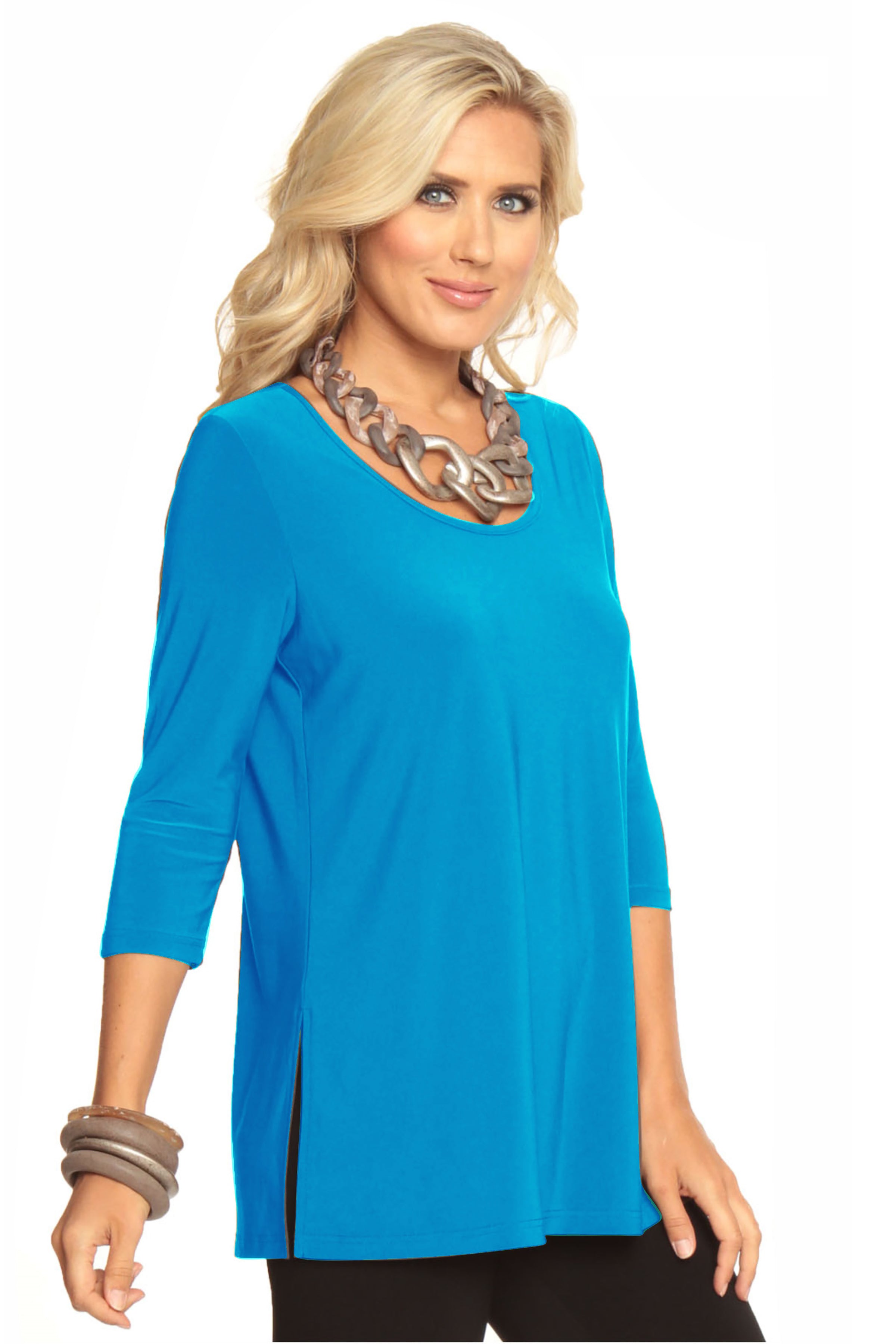 Destiny Turquoise Tunic - Picture Perfect