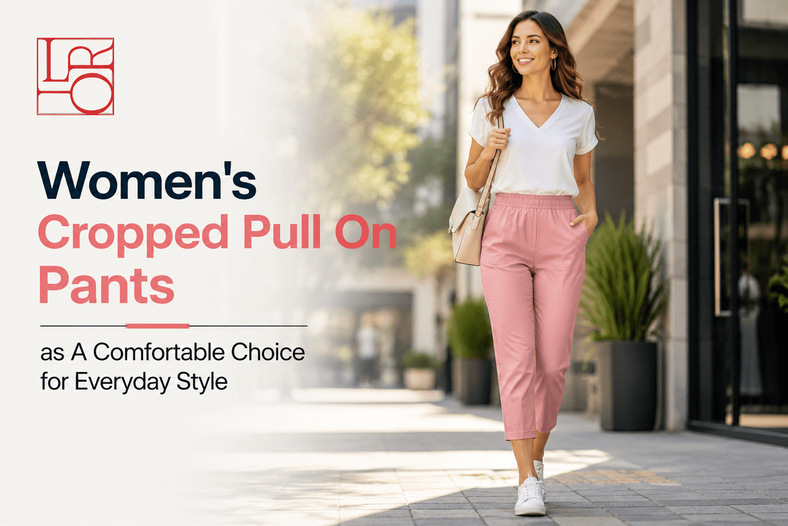 Women's Cropped Pull On Pants as A Comfortable Choice for Everyday Style