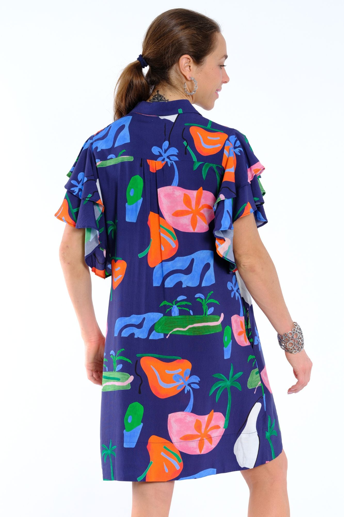 Lightweight women’s travel dress relaxed fit