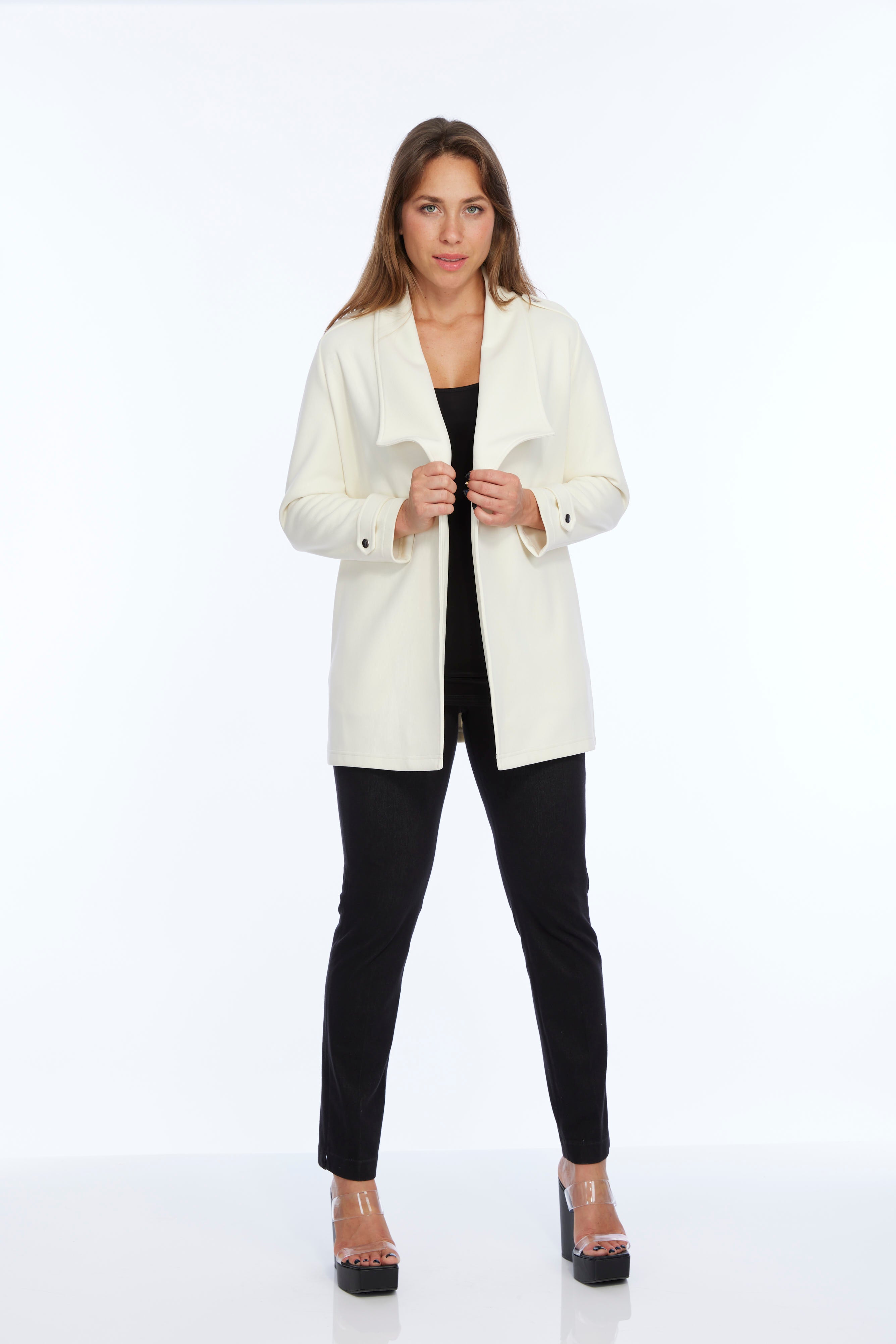 Ivory Soft Knit Premium Women's Cardigan | LIOR