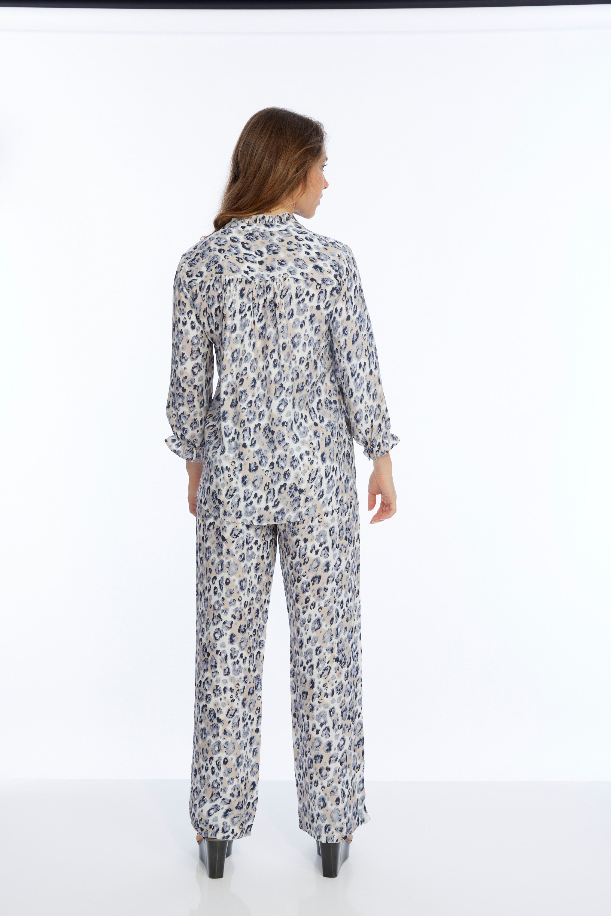 Navy Leopard Top & Pant Set | Florence & Flynn | LIOR