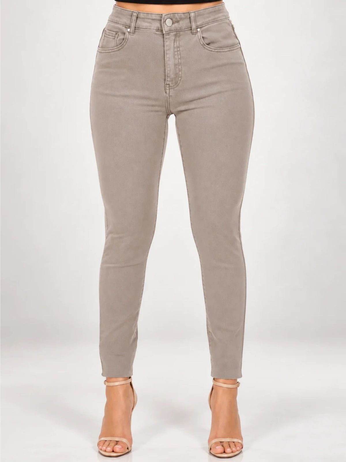 High Waisted Concrete Denim Jeans JACKIE Lior Paris