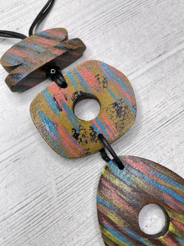 Alisha D Necklace Pendant Adjustable Cord