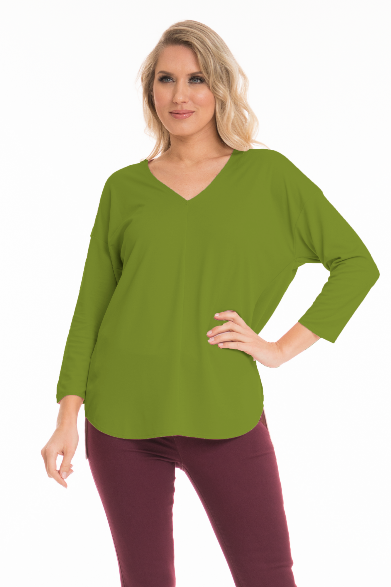 ZELDA PREMIUM KNIT 3/4 SLEEVE TOP LIOR