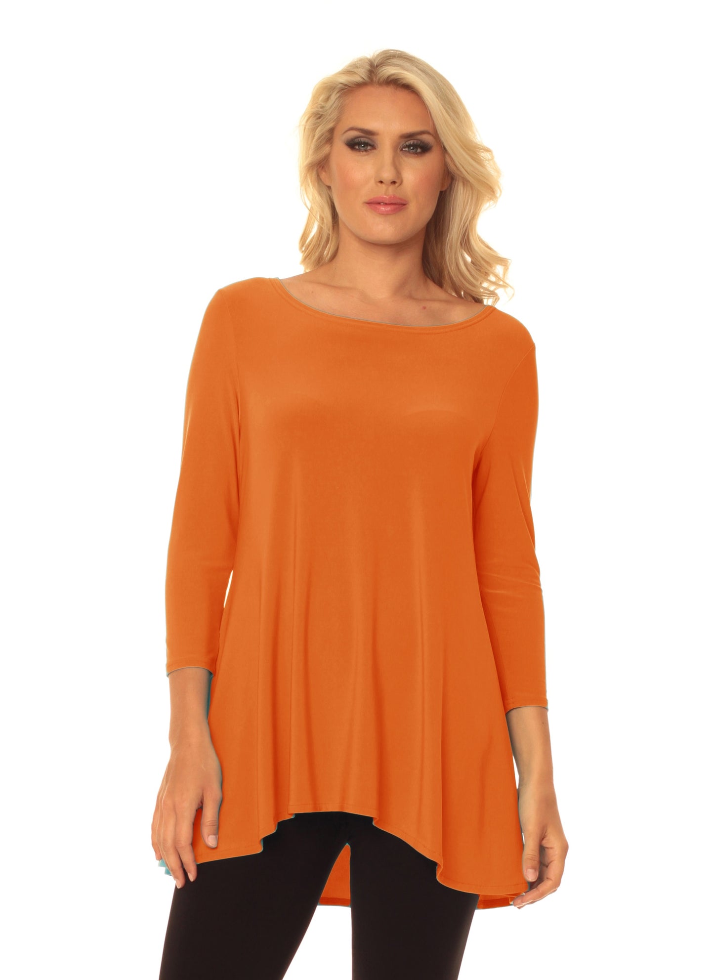 Women's High Low Tunic For Leggings - Bright Colors