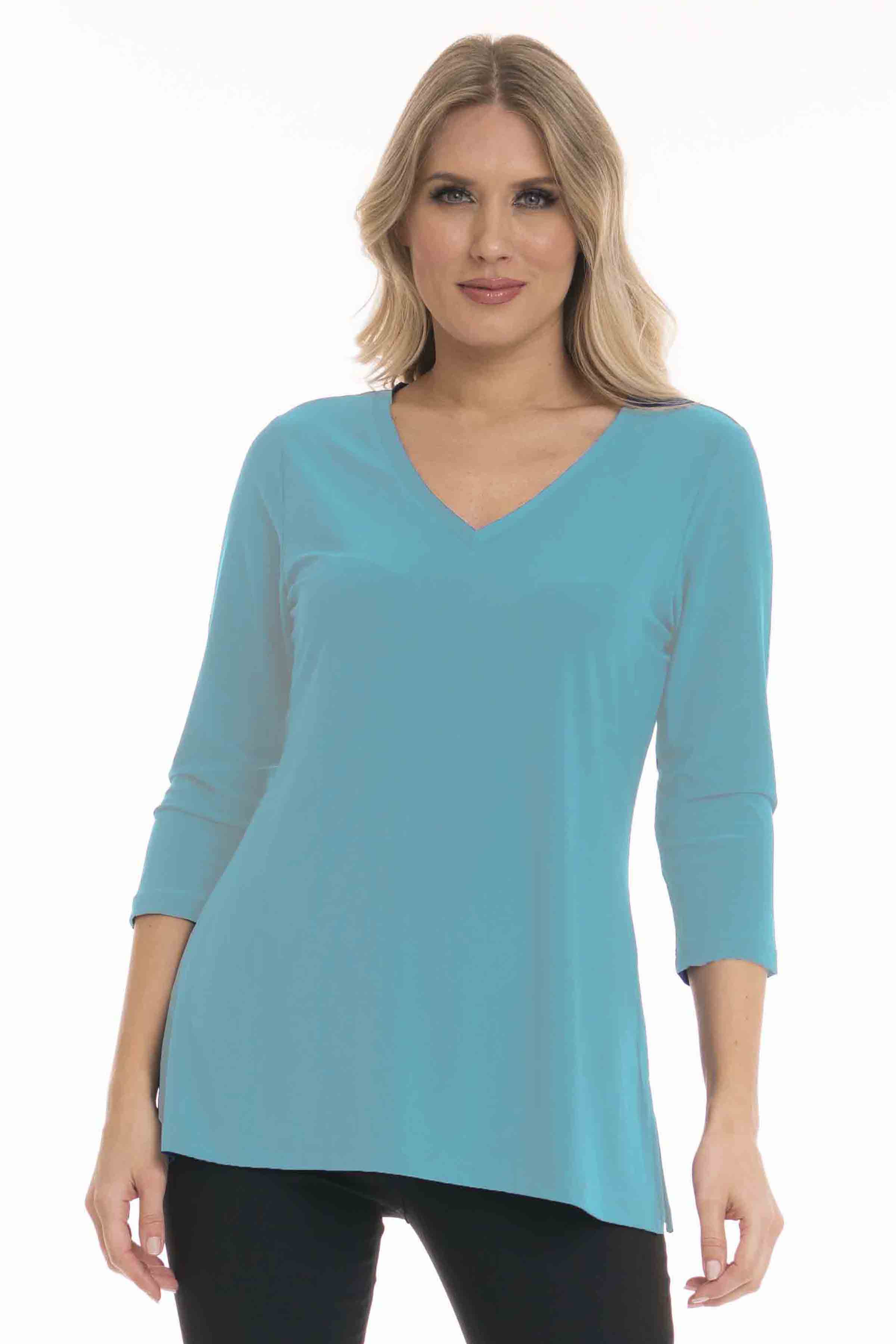 Valerie Mirelle V-neck Tunic - Perfectly Polished