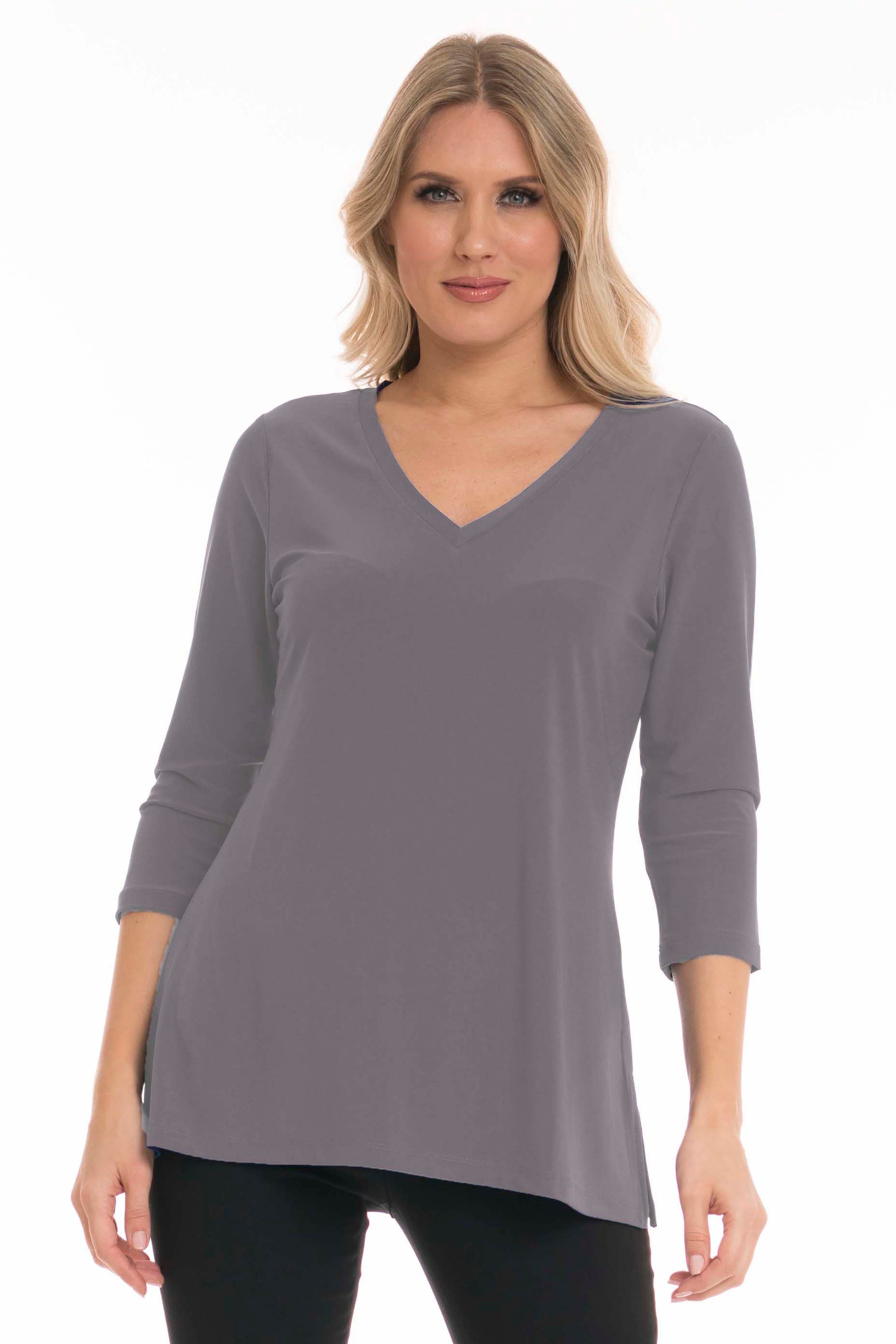 Valerie Mirelle V-neck Tunic - Perfectly Polished