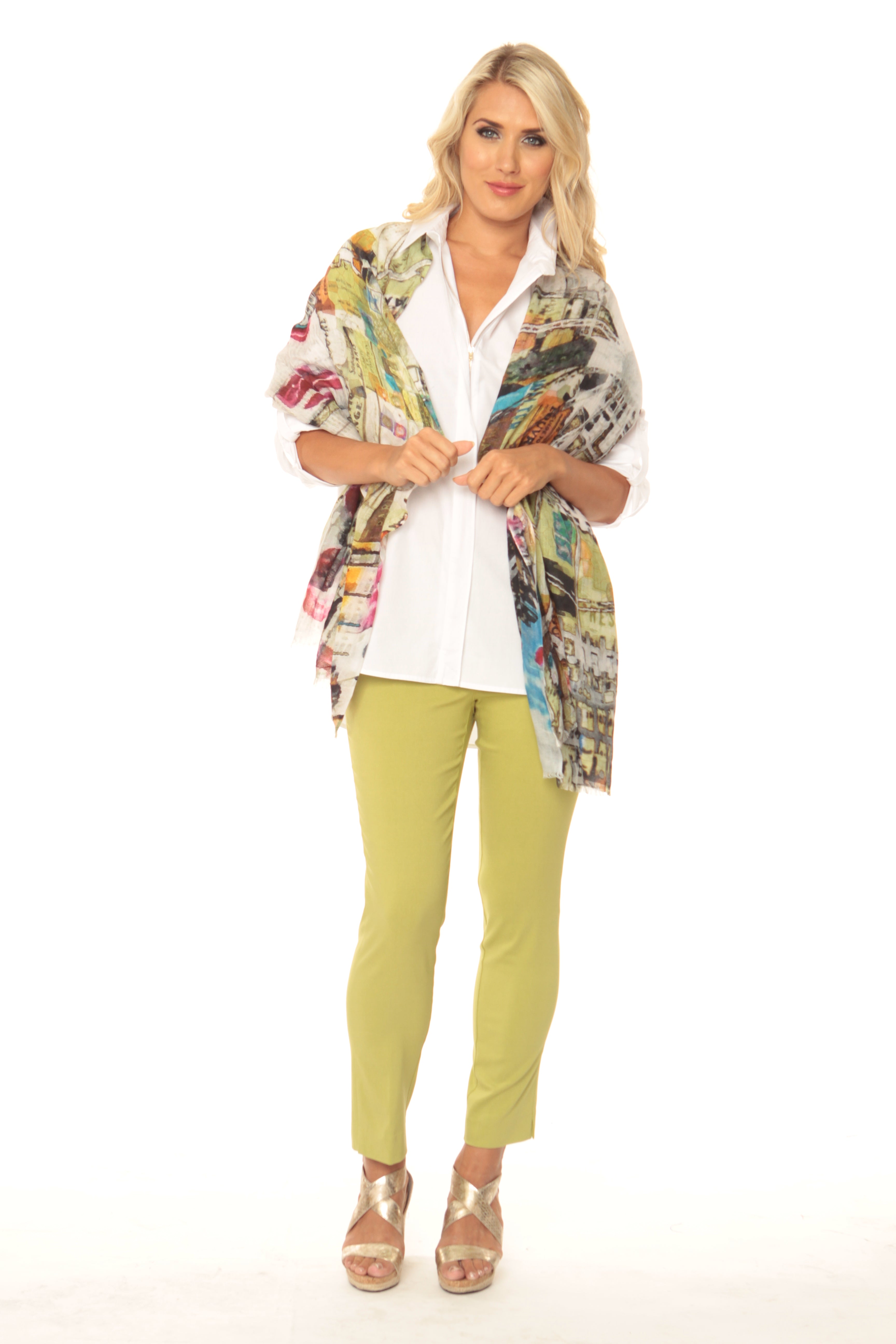 Light Pistachio Sasha Pull On Trouser